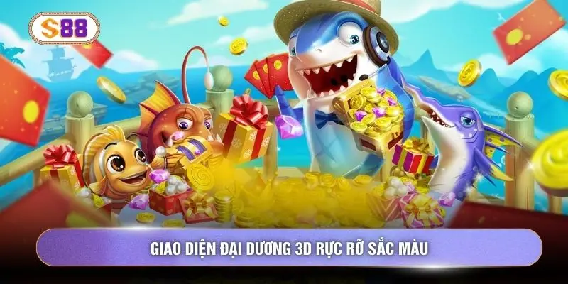 Giao diện đại dương 3D rực rỡ sắc màu